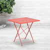 Flash Furniture - Oia Contemporary Patio Table - Coral