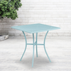 Flash Furniture - Oia Contemporary Patio Table - Sky Blue
