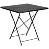 Flash Furniture - Oia Contemporary Patio Table - Black
