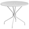 Flash Furniture - Oia Contemporary Patio Table - White