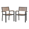 Flash Furniture - Lark Patio Chair (set of 2) - Teak