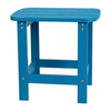 Flash Furniture - Charlestown Classic Adirondack Side Table - Blue