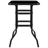 Flash Furniture - Barker Modern Patio Bar Table - Black