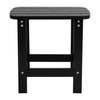 Flash Furniture - Charlestown Classic Adirondack Side Table - Black
