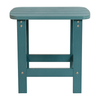 Flash Furniture - Charlestown Classic Adirondack Side Table - Sea Foam