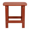 Flash Furniture - Charlestown Classic Adirondack Side Table - Red