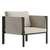 Flash Furniture - Lea Patio Lounge Chair - Light Gray