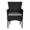 Flash Furniture - Maxim Patio Chair (set of 4) - Black/Gray
