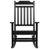 Flash Furniture - Winston Rocking Patio Chair - Black