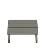 Flash Furniture - Sawyer Outdoor Rectangle Cottage  Adirondack Ottoman - Gray