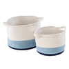 Honey-Can-Do - Nesting Cotton Rope Storage Basket Set Ombré - White