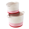 Honey-Can-Do - Nesting Cotton Rope Storage Basket Set Ombré - White