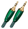 AudioQuest - Evergreen 4.9' 3.5mm-to-3.5mm Interconnect Cable - Green