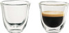DeLonghi - 2-Oz. Espresso Cups (2-Pack) - Glass/Transparent