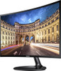 Samsung - 390 Series 24" LED Curved FHD FreeSync Monitor - High glossy black