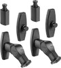 Rocketfish™ - Tilting Wall Mounts for Most Small Speakers (2-Pack) - Black