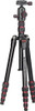 Sunpak - TravelLite Pro Reverse Folding 63" Tripod - Black with red accents