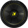 KICKER - CompC 12" Single-Voice-Coil 4-Ohm Subwoofer - Black