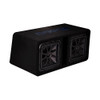 KICKER - Dual 12" Loaded Subwoofer - Black