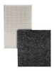 Honeywell - Charcoal and HEPA Filters for Air Purifiers (3-Pack) - Black/white