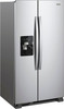 Whirlpool - 24.6 Cu. Ft. Side-by-Side Refrigerator - Stainless steel