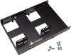 CORSAIR - Dual SATA Drive Enclosure for 2.5" Solid-State Drives - Black