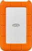 LaCie - Rugged 2TB External USB Type-C Portable Hard Drive - Orange/Silver