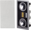 MartinLogan - Axis 5-1/4" 2-1/2-Way In-Wall Speaker (Each) - Paintable White
