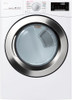 LG - 7.4 Cu. Ft. 12-Cycle Smart Wi-Fi Gas SteamDryer with Sensor Dry and TurboSteam - White