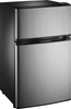 Insignia™ - 3.0 Cu. Ft. Mini Fridge - Stainless steel