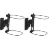 Sanus - Adjustable Wall Mount for Sonos ONE, PLAY:1 and PLAY:3 Speakers (Pair) - Black