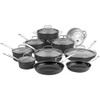 Cuisinart - Chef's Classic 17-Piece Cookware Set - Black/Silver