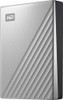 WD - My Passport Ultra 4TB External USB 3.0 Portable Hard Drive with Hardware Encryption - Silver