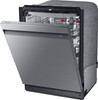 Samsung - Linear Wash 24" Top Control Built-In Dishwasher with Stainless Steel Tub - Fingerprint Resistant Stainless Steel