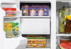 GE - 21.8 Cu. Ft. Side-by-Side Counter-Depth Refrigerator - Stainless steel