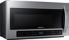Samsung - 2.1 Cu. Ft. Over-the-Range Microwave with Sensor Cooking - Fingerprint Resistant Stainless Steel