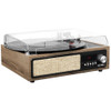 Victrola - Bluetooth Stereo Audio System - Farmhouse Walnut