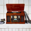 Victrola - Bluetooth Stereo Audio System - Mahogany