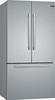 Bosch - 800 Series 21 Cu. Ft. French Door Counter-Depth Refrigerator - Stainless steel