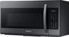 Samsung - 1.9 Cu. Ft. Over-the-Range Microwave with Sensor Cooking - Fingerprint Resistant Black Stainless Steel