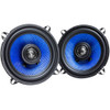 Hifonics - Alpha 5-1/4" 2-Way Car Speakers with Woven Glass Fiber Composite Cones (Pair) - Blue/Black
