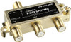 Rocketfish™ - 3-Way Coaxial Splitter - Gold