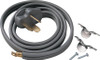 Smart Choice - 6' 30 Amp Dryer Power Cord Required for Hook-Up - Black