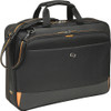 Solo - Urban Ultra Portfolio Laptop Briefcase - Black/Orange