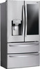 LG - InstaView Door-in-Door 27.8 Cu. Ft. 4-Door French Door Refrigerator - PrintProof Stainless Steel