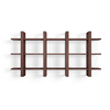 Burrow - Index Hardwood 6-Shelf Bookshelf - Walnut