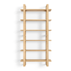 Burrow - Index Hardwood 6-Shelf Bookshelf - Oak