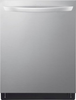 LG - 24" Top Control Smart Built-In Stainless Steel Tub Dishwasher with 3rd Rack, QuadWash Pro and 42dba - PrintProof Stainless