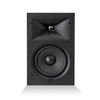 JBL - JBL260W in-wall loudspeaker with 1" aluminum dome tweeter and 6.5" polycellulose cone woofer - Black