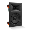 JBL - JBL260W in-wall loudspeaker with 1" aluminum dome tweeter and 6.5" polycellulose cone woofer - Black